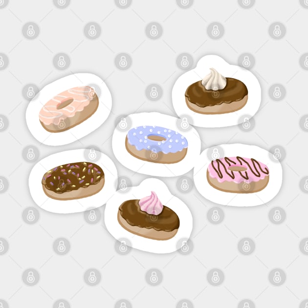 Assorted Doughnuts Sticker by rachelka